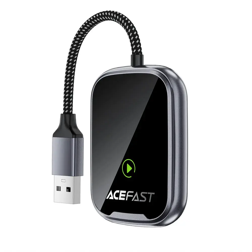 Acefast QC1 Wireless Car Adapter - Gray