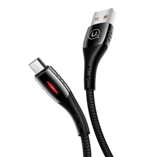 USAMS SJ346 data transfer and charging cable | USB-A to Micro USB | 10W | 1.2m | black
