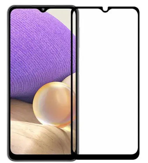 HOFI Fusion 5D stikls pilnam ekrānam aizsargstikls telefonam Samsung Galaxy A32 5G melns