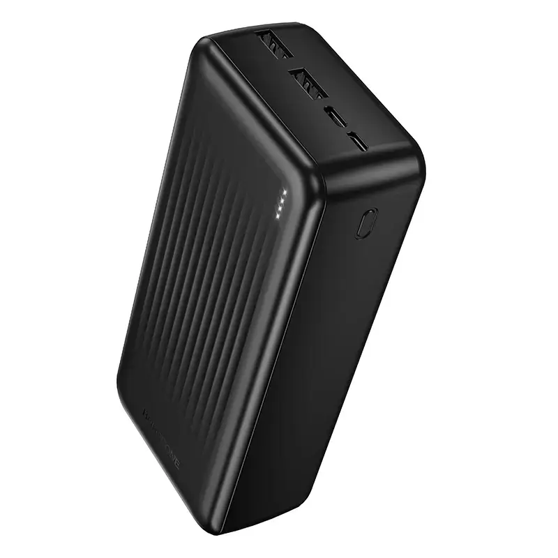 Borofone BJ78B Clever ārējais akumulators (powerbank) | 30 000 mAh | USB-A | melns