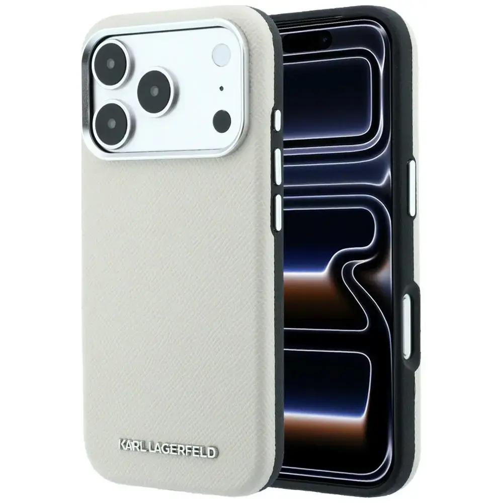 Karl Lagerfeld Grained Elongated Logo phone