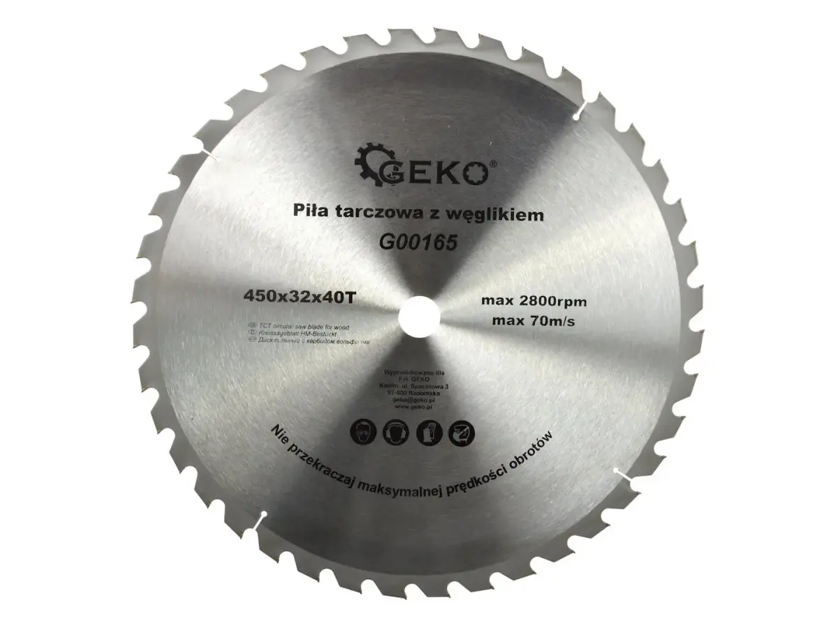 TCT ketassae tera puidule 450x32x40T