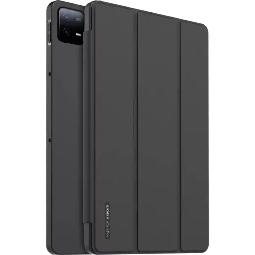 grāmatveida maciņš ar statīvu planšetdatoram Xiaomi Pad 6 (2023) melns