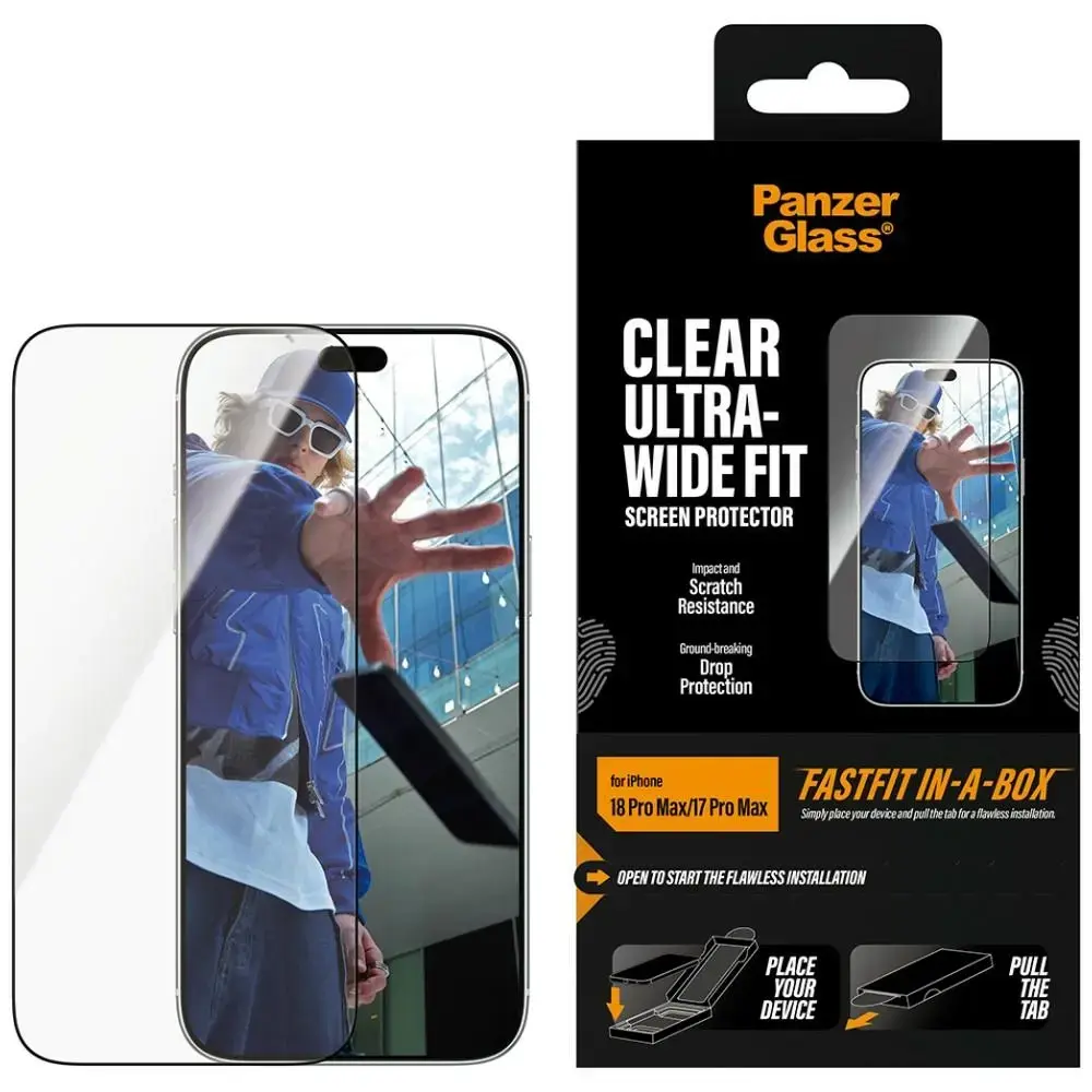 PanzerGlass Screen Protector Ultra-Wide Fit w