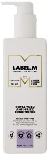 Label.m Royal Yuzu Conditioner for Unruly and Frizzy Hair 300 Ml