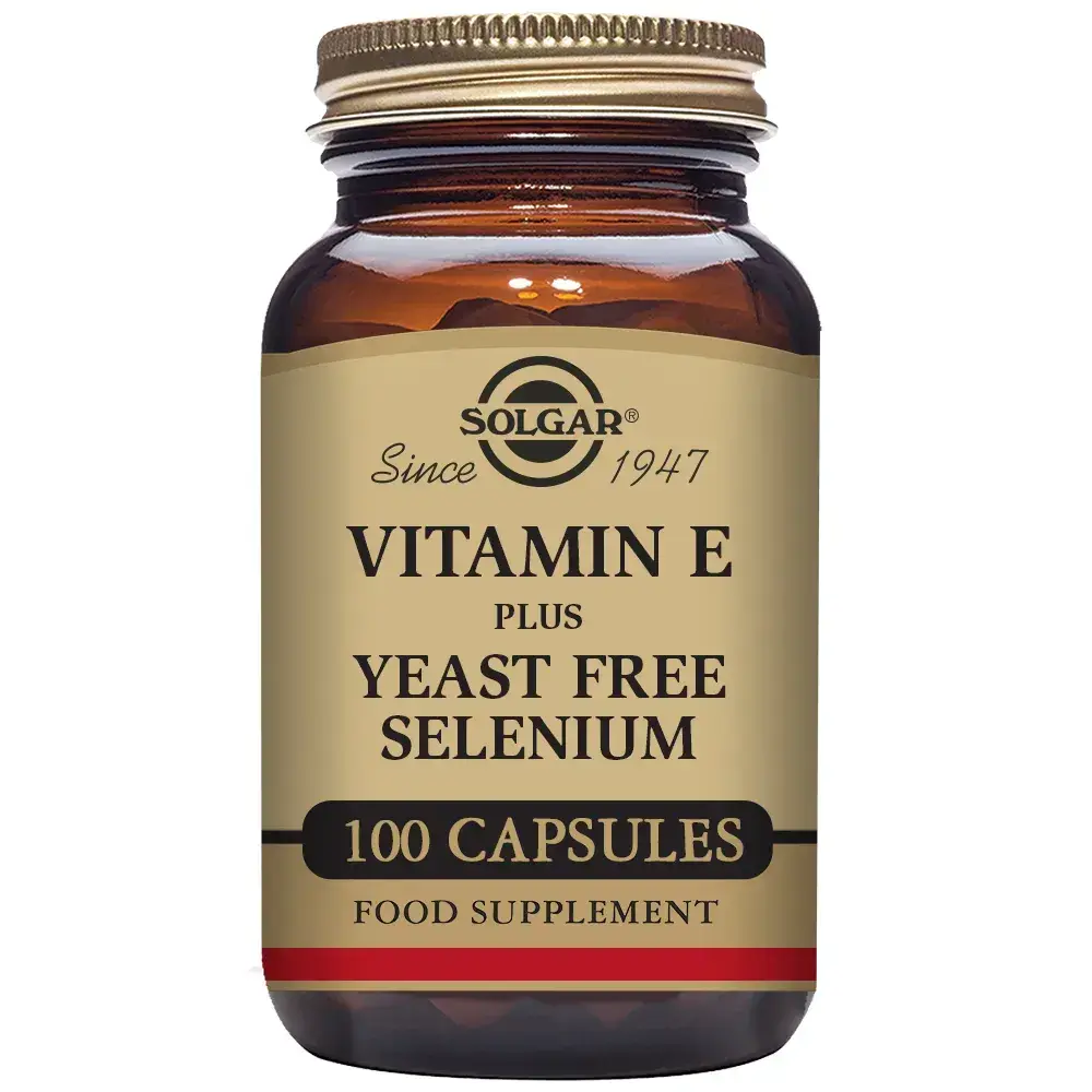 Solgar Vitamin E With Selenium 100 Capsules