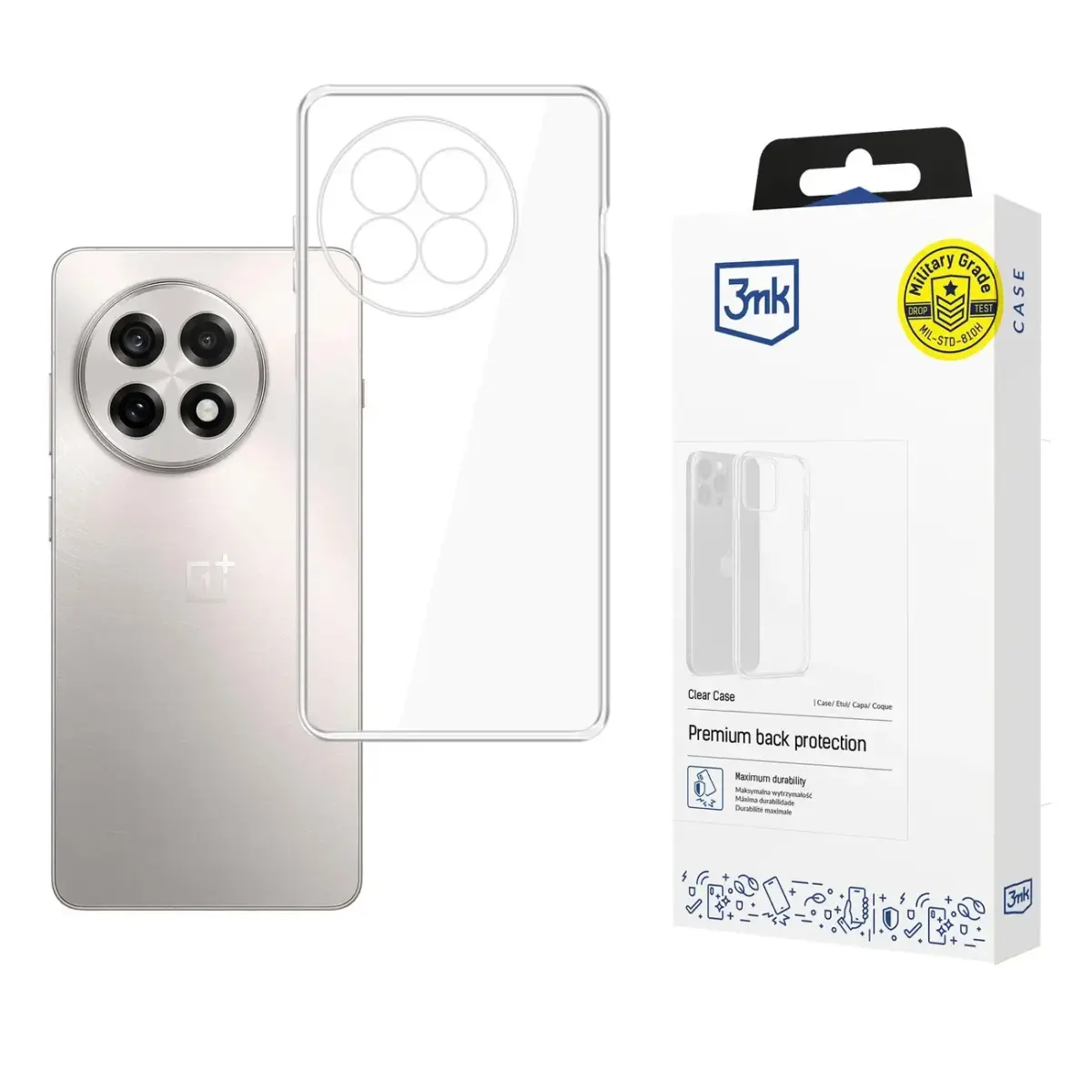 3mk Clear Case for OnePlus 13R|ACE 5 - transparent