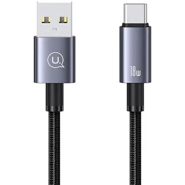 USAMS SJ680USB01 data transfer and charging cable | USB-A to USB-C | 15W | 0.25m