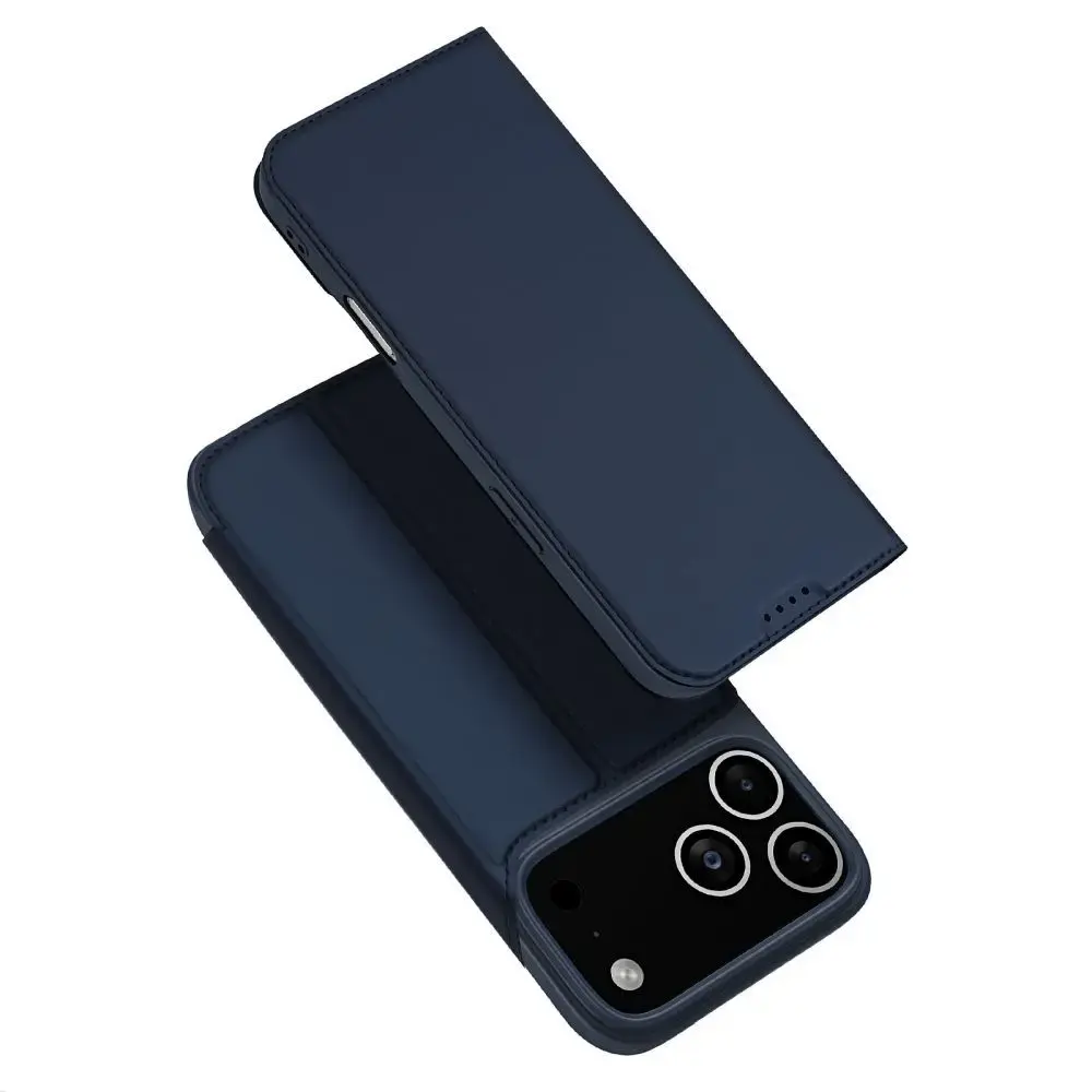 Dux Ducis Skin Pro raamatutüüpi telefoni ümbris iPhone 17 Pro sinine