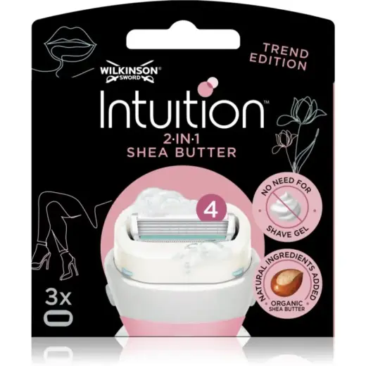 Wilkinson Sword Intuition 2in1 Shea Butter Replacement Blades 3 Pieces