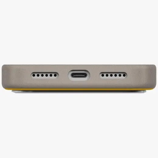 UNIQ Lyden DS Case for iPhone 17 Pro Max Magclick Charging Yellow|Gray Photo