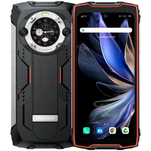 Blackview Rugged BV9300Pro LTE 6.7" FHD+IPS 1080x2388 120Hz Corning 5 12GB+256GB MT6789V G99 Dual-display CAM Front 32MP Rear 64MP+8MP IP68/IP69K Waterproof NFC Fingerprint 15080mAh NO Charger Android 13 up to 15 Black