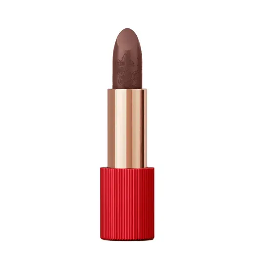 La Perla, Matte Silk, Matte, Cream Lipstick, 112, Tiramisu Red, 3.5 g