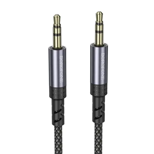 Borofone Cable AUX BL24 Graceful - jack 3,5mm to jack 3,5mm - 1 metre black