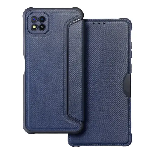 RAZOR book type phone case for Samsung Galaxy A22 5G (A226) blue