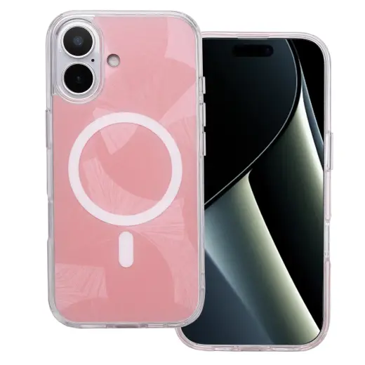Flash Mag phone case with MagSafe support for iPhone 17 pink