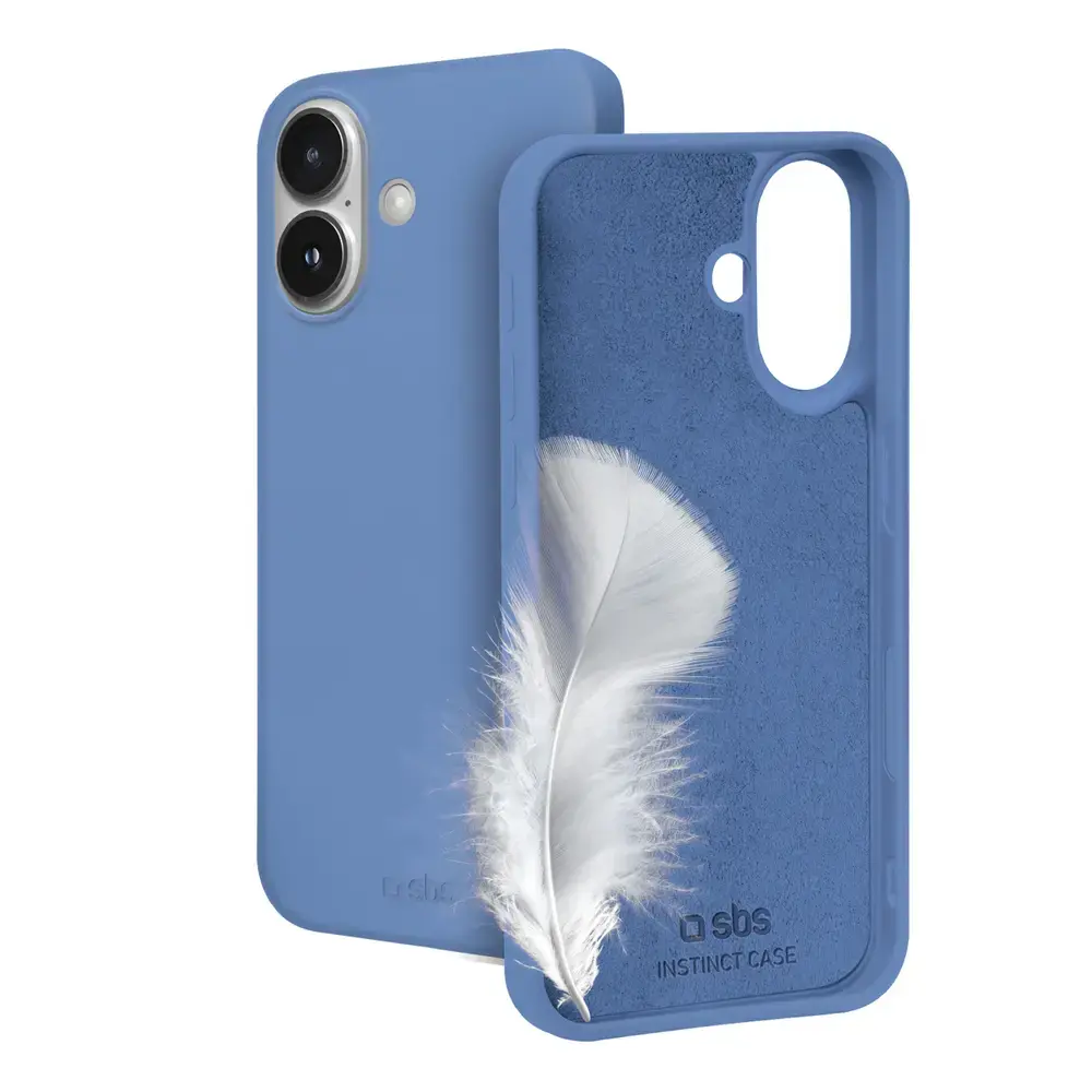 SBS Instinct maciņš telefonam iPhone 16 zils