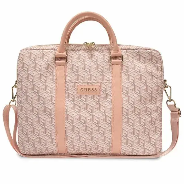 Guess PU G Cube Computer Bag 15|16" Pink