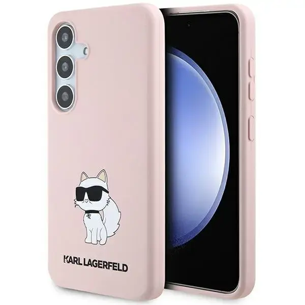 Karl Lagerfeld KLHCS24SSNCHBCP S24 S921 hardcase różowy|pink Silicone Choupette