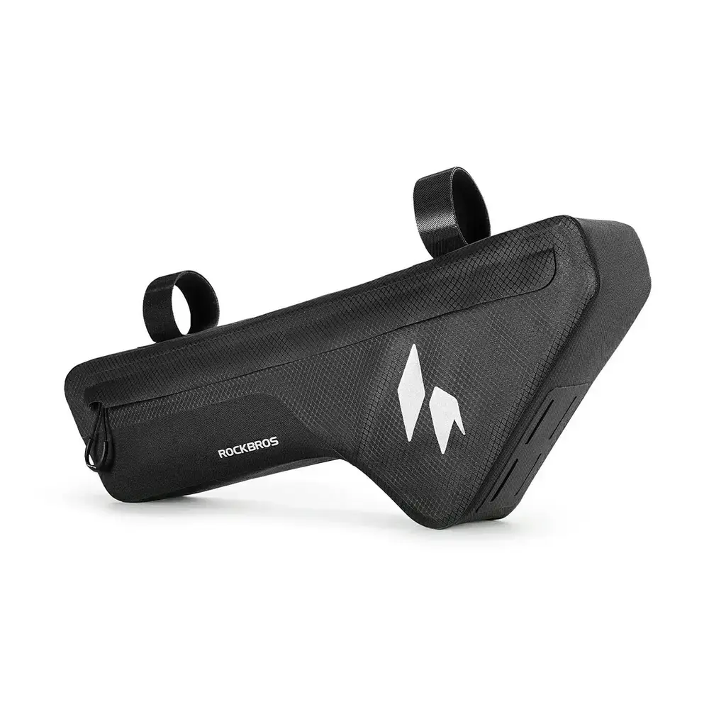 Torba rowerowa Rockbros AS-152 na dolną rurę wodoodporna 1,9 l - czarna