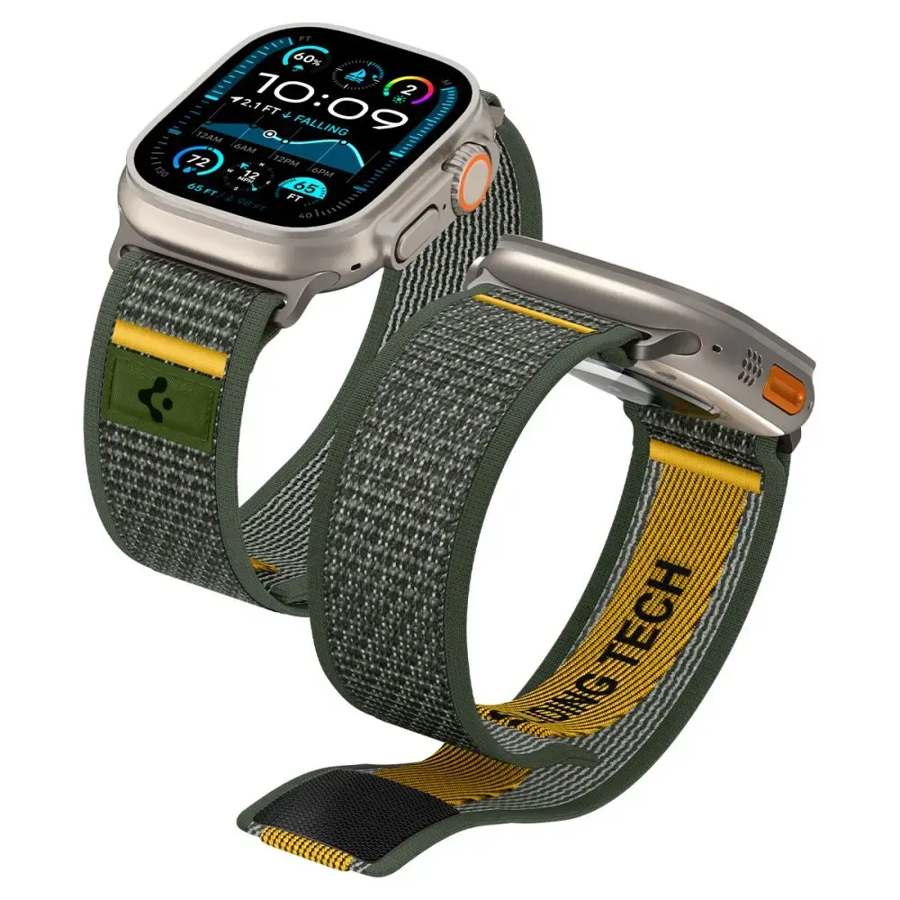 SPIGEN ATHLEX AIR APPLE WATCH 6 | 7 | 8 | 9 | 10 | SE | ULTRA 1 | 2 (44 | 45 | 46 | 49 MM) ACTIVE GREEN
