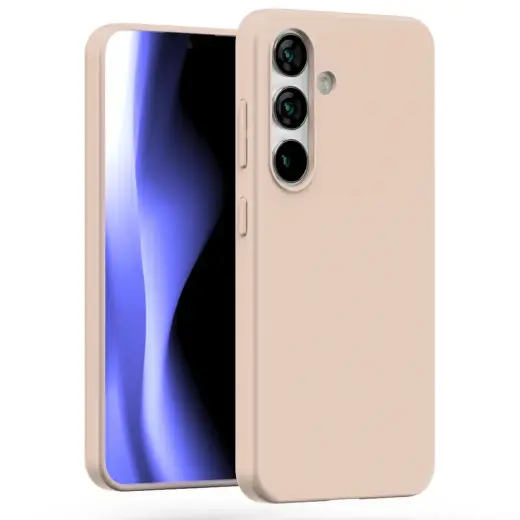 Mercury Soft чехол для телефона для Samsung Galaxy S25 розовый бежевый