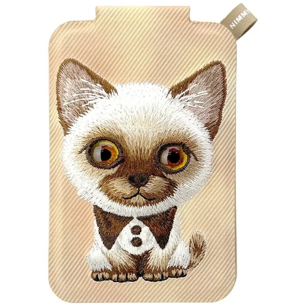 Magnetic phone wallet stand  Nimmy New Big-Eye Cute Pets 2.0 Cat brown