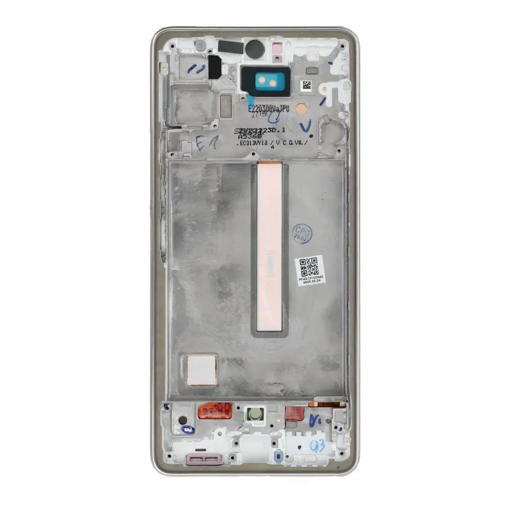 LCD Display for SAMSUNG A53 A536 HARD OLED with frame silver