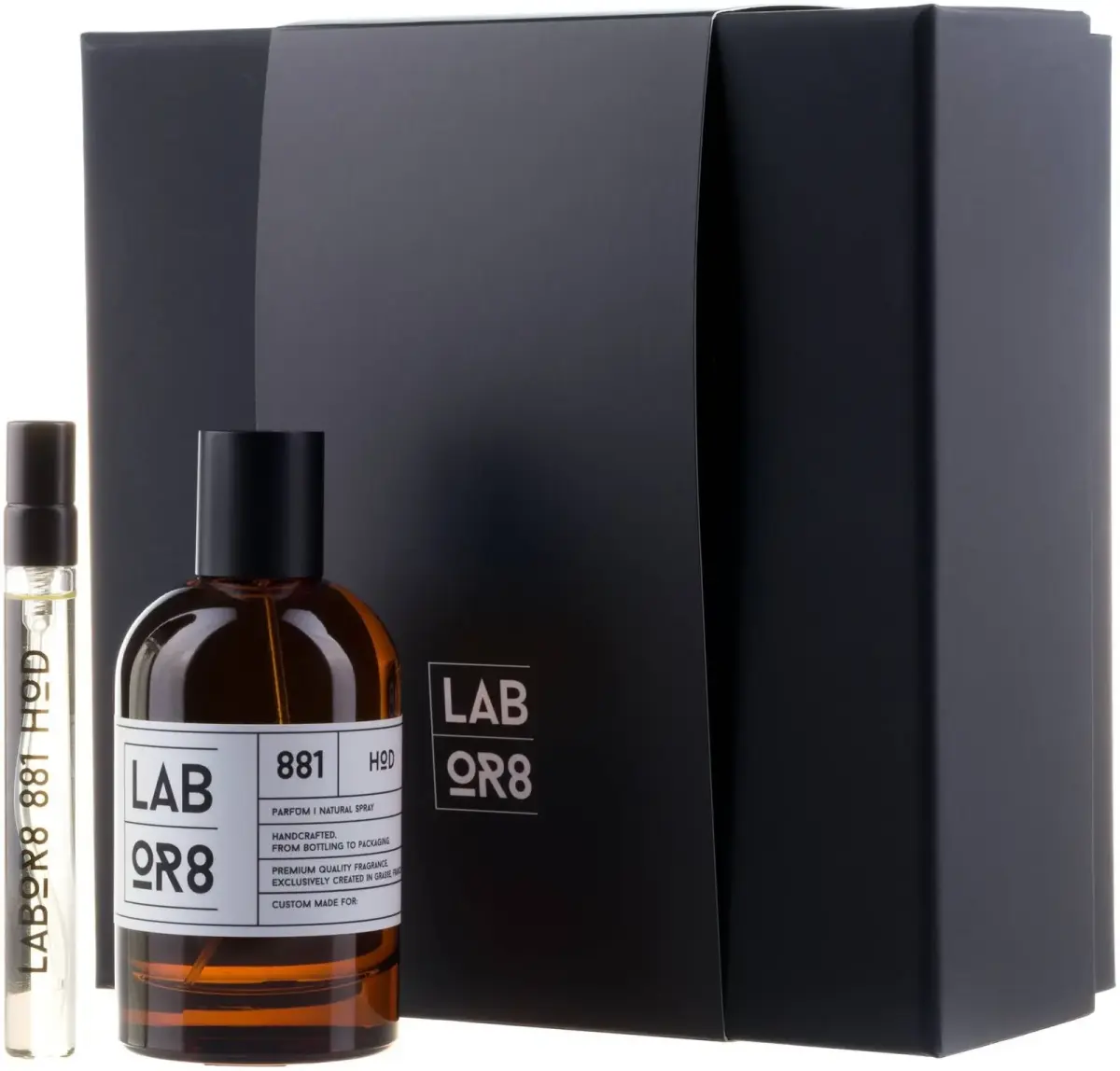 LABOR8 Set : Hod 881, Eau De Parfum, Unisex, 100 ml + Hod 881, Eau De Parfum, Unisex, 10 ml