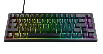 Klaviatūra XTRFY Cherry K5V2 Compact RGB melna