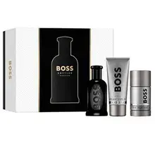 Boss Bottled Parfum Dárková sada Parfum 100 ml, deostick 75 ml a sprchový gel 100 ml