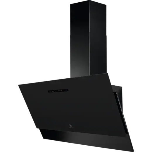 Electrolux skursteņa tipa nosūcējs, 90 cm, melns