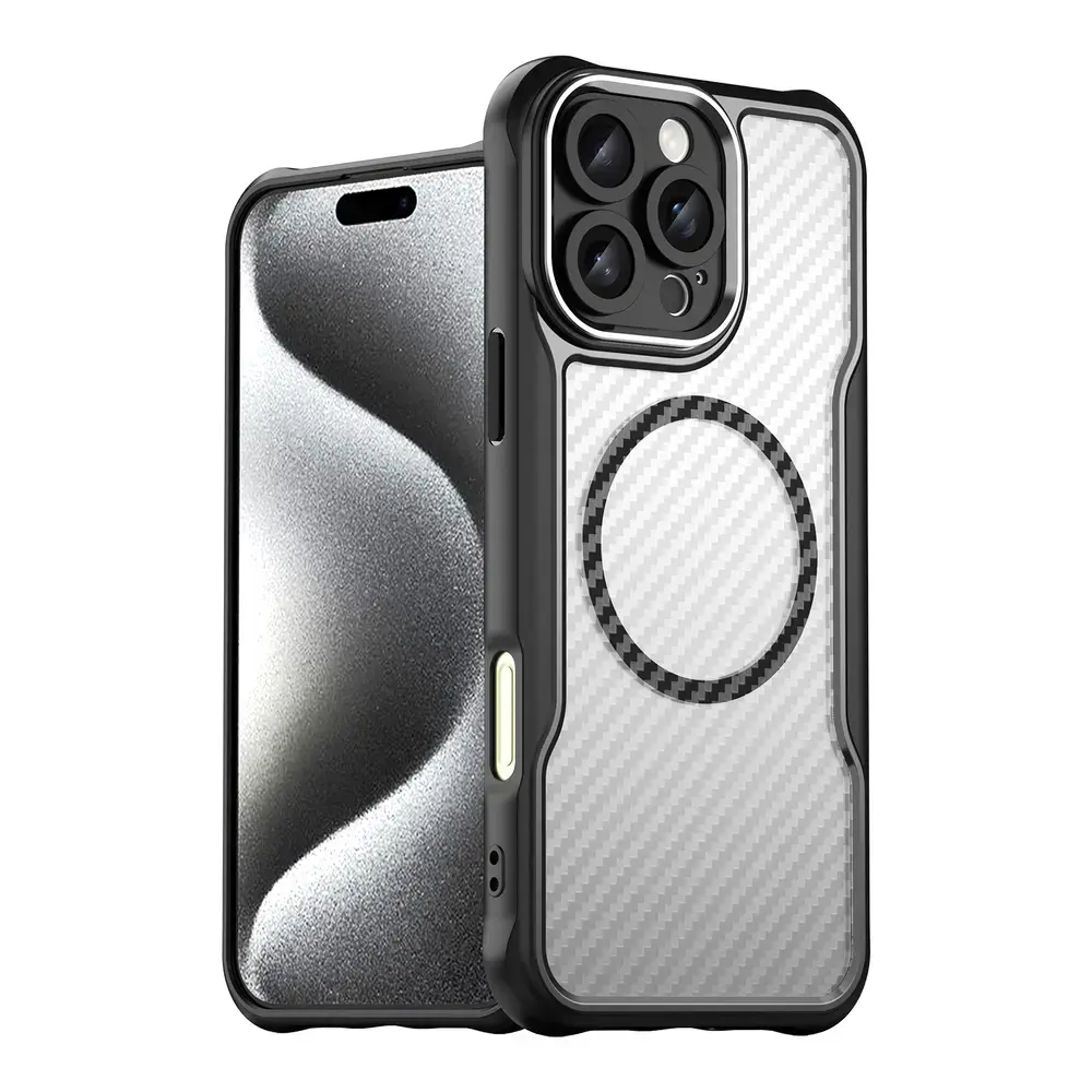 Leading Series maciņš ar MagSafe atbalstu telefonam iPhone 16 Pro Max melns
