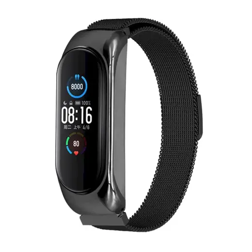 Fusion metal band for Xiaomi Mi Band 3 | 4 | 5 black