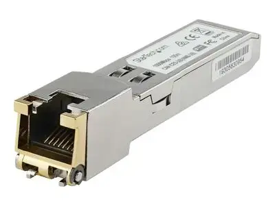 StarTech.com Cisco GLC-TE Compatible Module - SFP to RJ45 - 1000BASE-T 1G Copper Cat6|Cat5e Industrial Transceiver - Extended Temp 100m - SFP (mini-GBIC) transceiver module - GigE