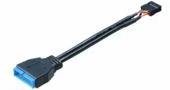 Akasa USB 3.0 to USB 2.0 Adapter Cable