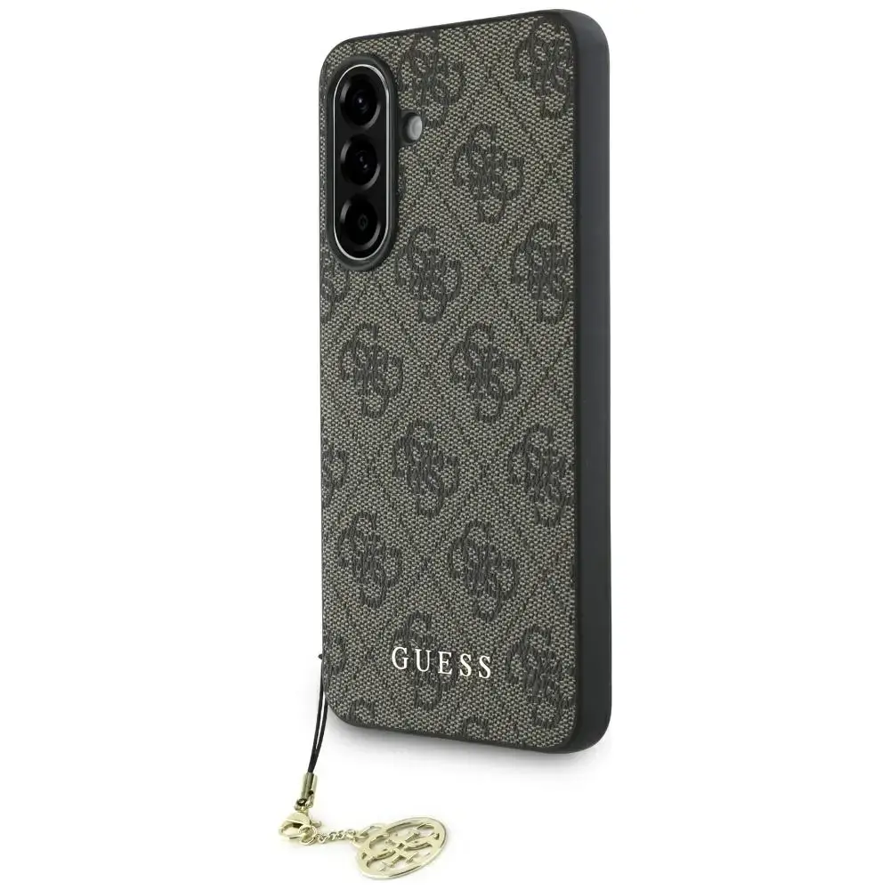 Case Guess 4G Charms Collection for       Samsung Galaxy A56 brown