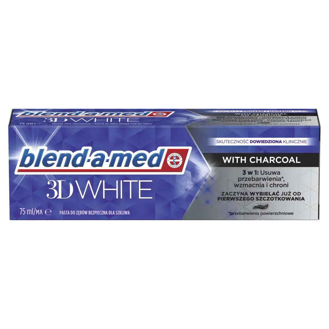 Blend-a-Med 3D WHITE CHARCOAL zobu pasta 75ml