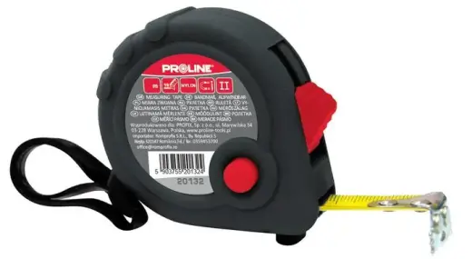 Mērlente   7.5mx25 mm, magneta un ar neilona pārklājumu, II klase