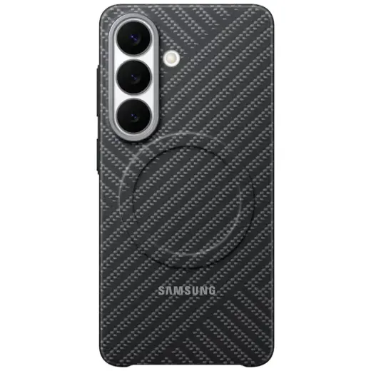 Samsung Carbon Magnet telefono dėklas Samsung Galaxy S26+ (S947) pilkas