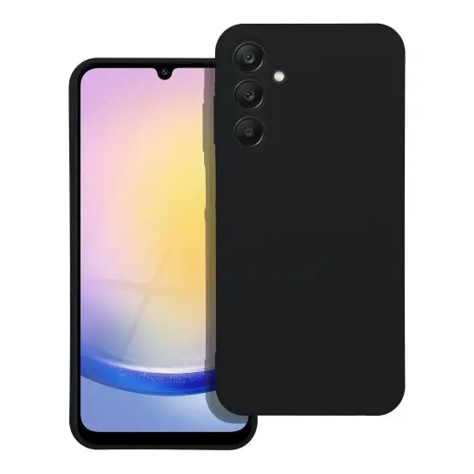 Silicone phone case for Samsung Galaxy A25 (A256) black