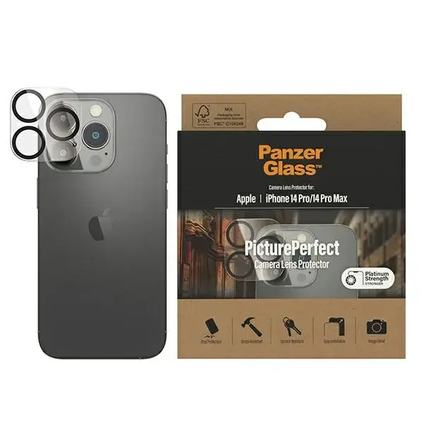 PanzerGlass Camera Protector iPhone 14 Pro | 14 Pro Max Platinium Strength 0400