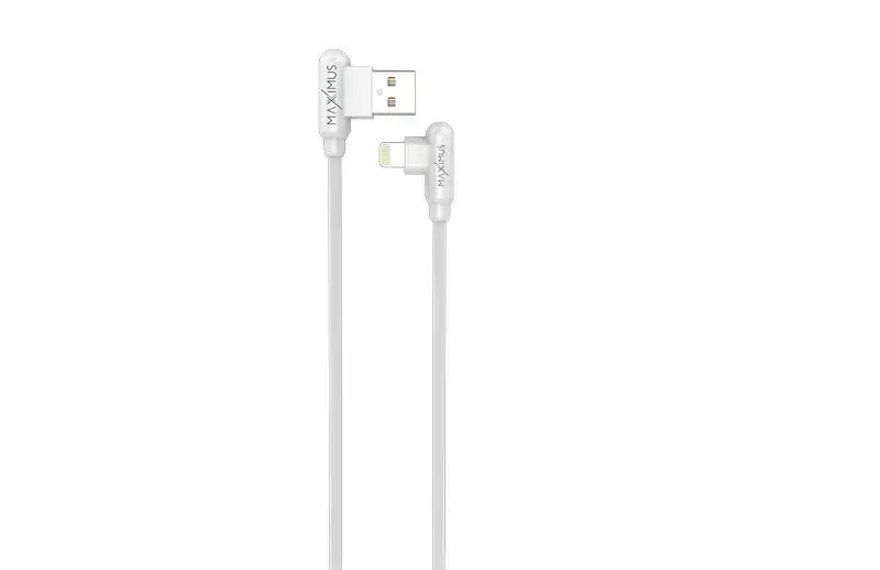 MX Corner datu pārraides un uzlādes vads | USB-A uz Lightning | 12W | 1m | balts