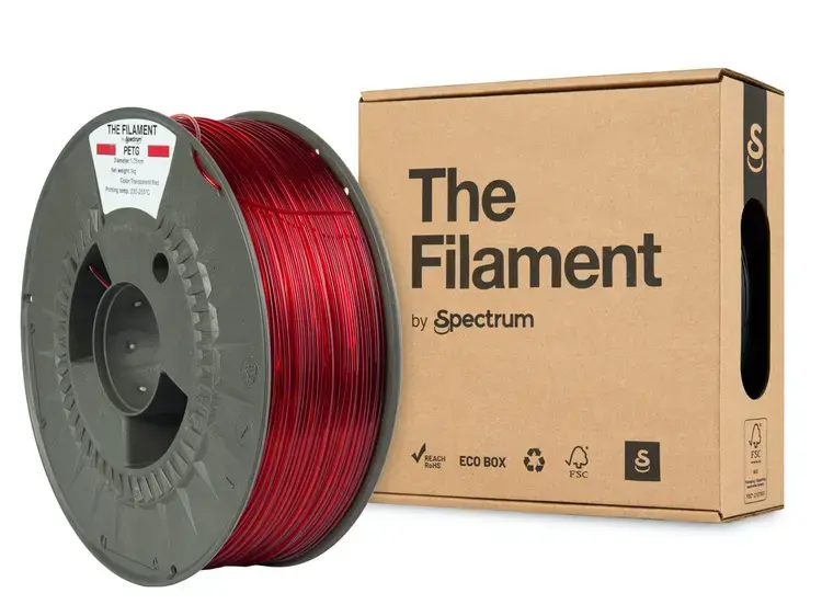 The Filament Spectrum Filament PET-G Transparent