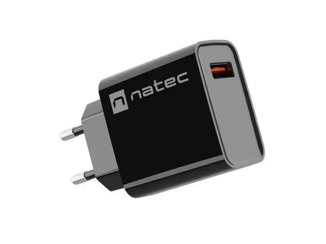 USB Charger Ribera 1x USB-A black