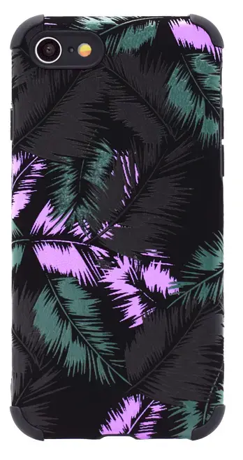 Fusion leaves case silikona aizsargapvalks Samsung A726 | A725 Galaxy A72 | A72 5G melns - violets