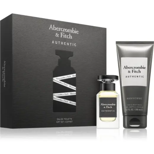 Abercrombie & Fitch Authentic Man Gift Set 50ml EDT + 200ml Hair & Body Wash