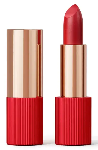 La Perla, Satin Lip Balm, Cream Lipstick, 201, Bitten Lips, 3.5 g