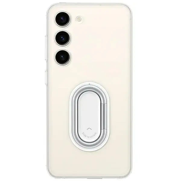 Samsung EF-XS911CTE caurspīdīgs statīvs-vāciņš Galaxy S23 tālrunim, caurspīdīgs