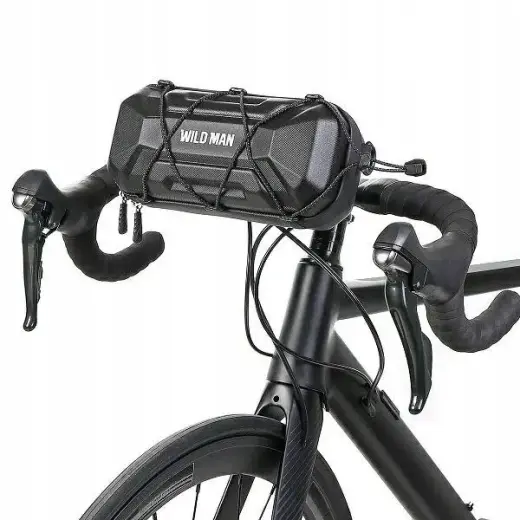 WILDMAN traveling bag for bike handlebars with zipper 2L XT17 black
